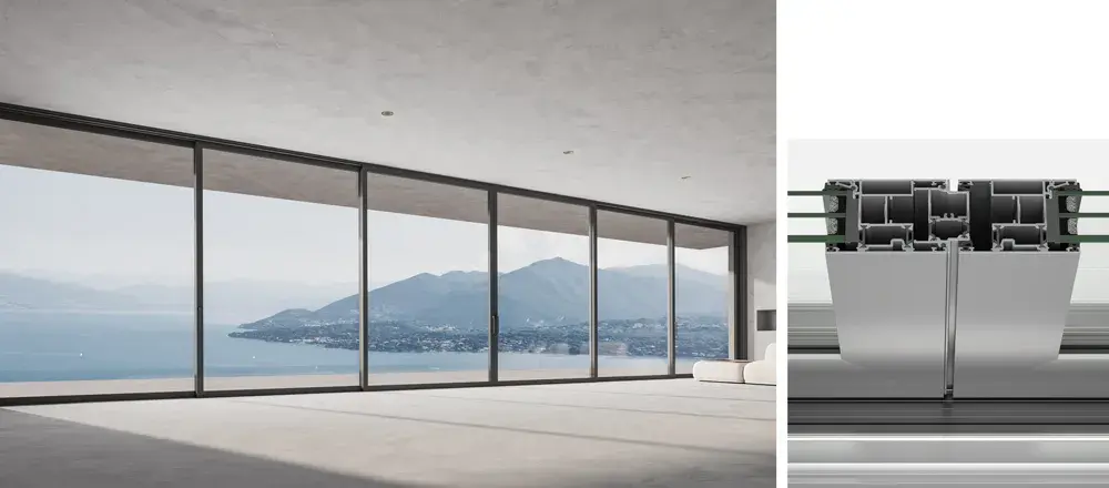 6-Sash meeting stile with fixed parts