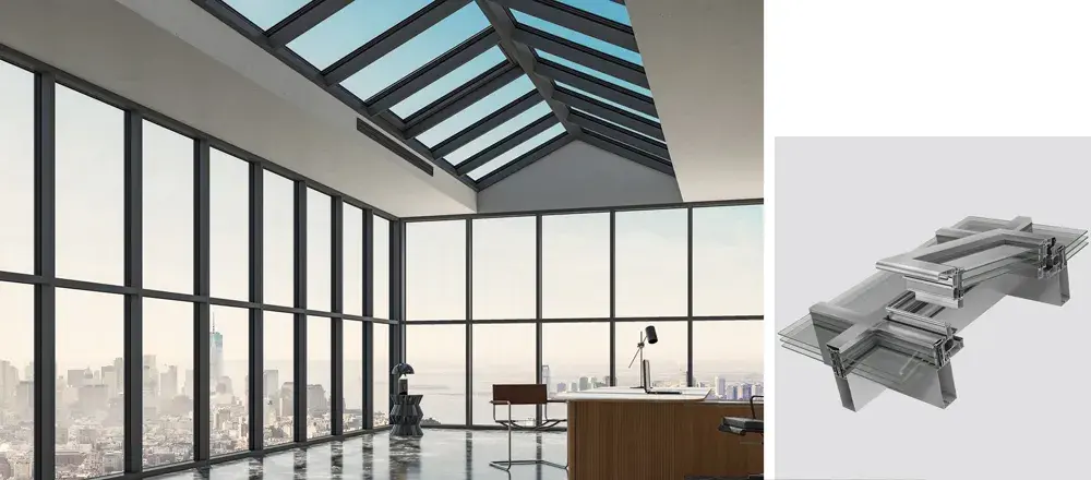 SKYLIGHT WITH ROOF WINDOW