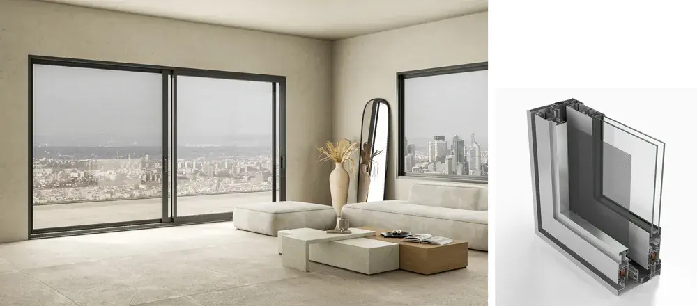 2-SASH WITH FLYSCREEN